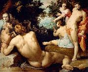 CORNELIS VAN HAARLEM baptism of Christ oil painting picture wholesale